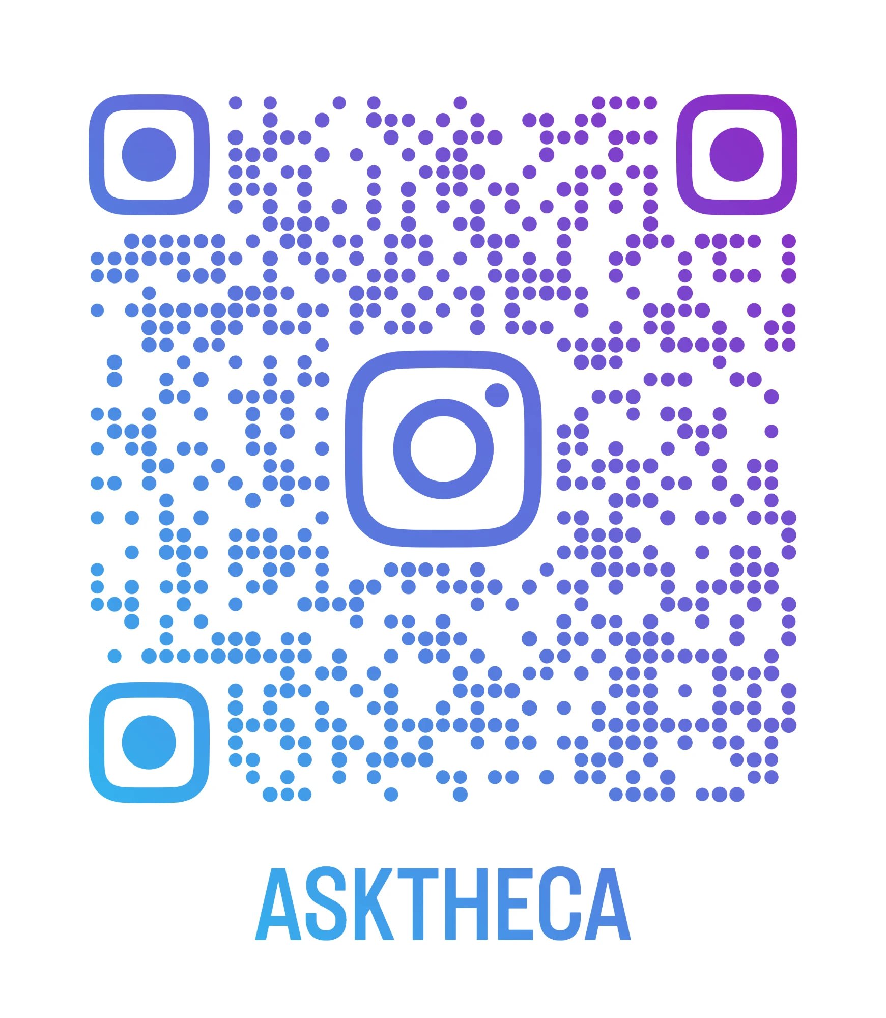 QR code for the Ask The CA Instagram account (@asktheca)
